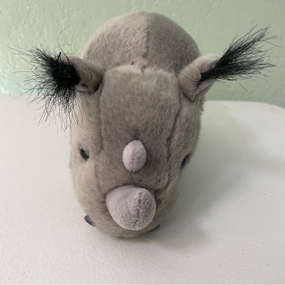 Gray‎ Plush Rhino Toy - Picture 3 of 10